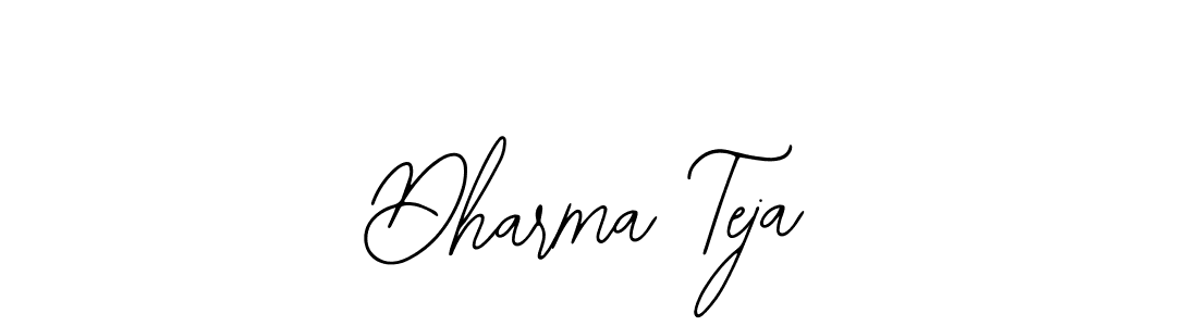 Use a signature maker to create a handwritten signature online. With this signature software, you can design (Bearetta-2O07w) your own signature for name Dharma Teja. Dharma Teja signature style 12 images and pictures png