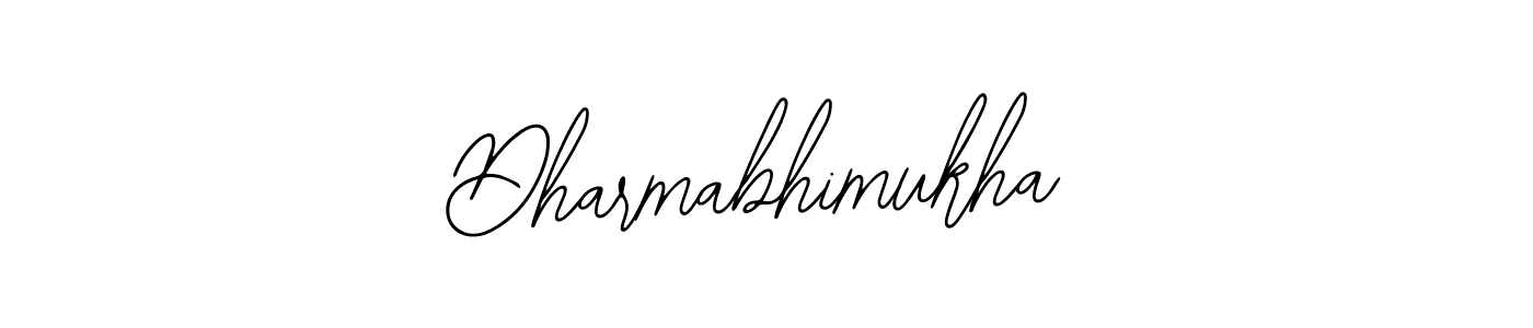 Design your own signature with our free online signature maker. With this signature software, you can create a handwritten (Bearetta-2O07w) signature for name Dharmabhimukha. Dharmabhimukha signature style 12 images and pictures png