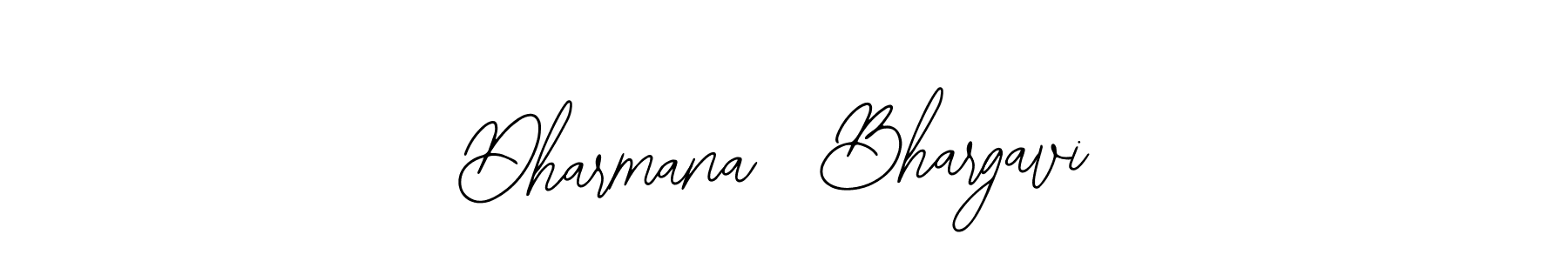 Check out images of Autograph of Dharmana  Bhargavi name. Actor Dharmana  Bhargavi Signature Style. Bearetta-2O07w is a professional sign style online. Dharmana  Bhargavi signature style 12 images and pictures png