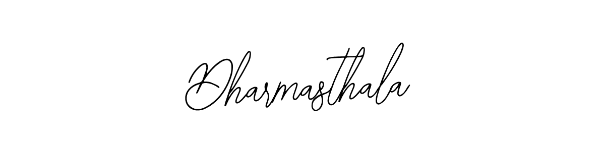 You should practise on your own different ways (Bearetta-2O07w) to write your name (Dharmasthala) in signature. don't let someone else do it for you. Dharmasthala signature style 12 images and pictures png