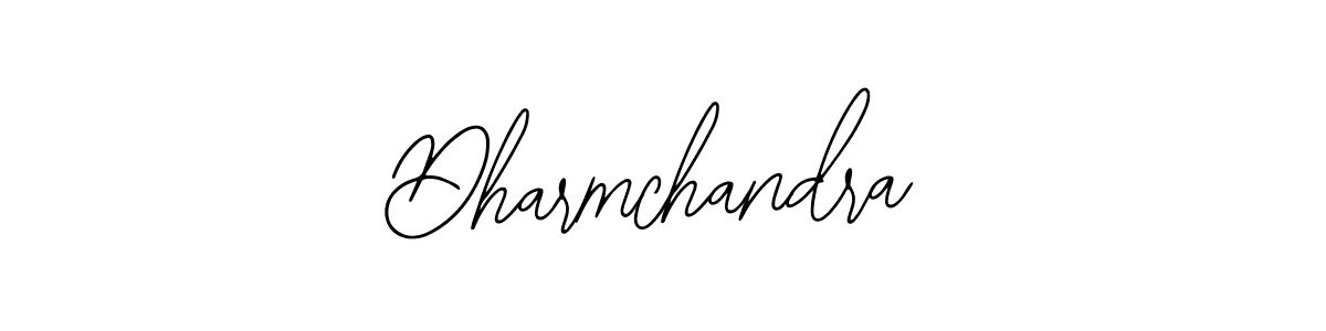 You should practise on your own different ways (Bearetta-2O07w) to write your name (Dharmchandra) in signature. don't let someone else do it for you. Dharmchandra signature style 12 images and pictures png