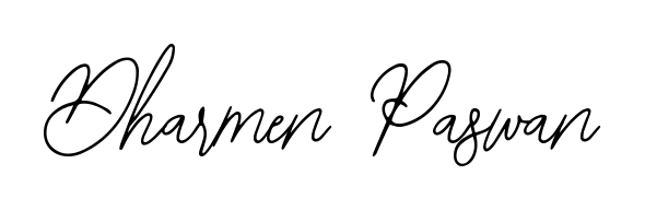 Transform the name Dharmen Paswan into a signature masterpiece using Bearetta-2O07w font. Ideal for photographers, artists, and creators looking for watermarks. Dharmen Paswan signature style 12 images and pictures png