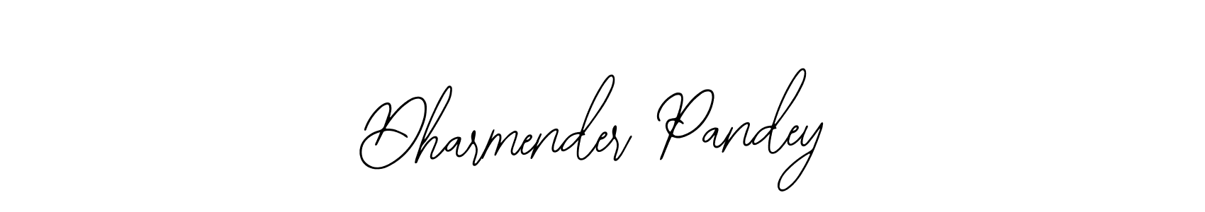 The best way (Bearetta-2O07w) to make a short signature is to pick only two or three words in your name. The name Dharmender Pandey include a total of six letters. For converting this name. Dharmender Pandey signature style 12 images and pictures png