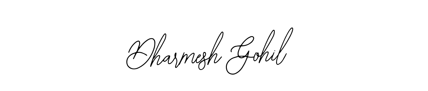 How to Draw Dharmesh Gohil signature style? Bearetta-2O07w is a latest design signature styles for name Dharmesh Gohil. Dharmesh Gohil signature style 12 images and pictures png