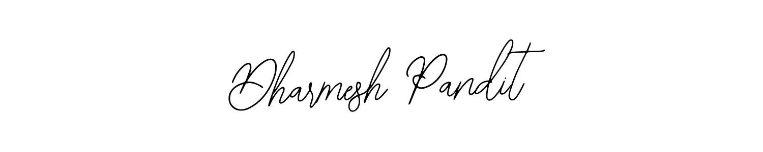 Make a beautiful signature design for name Dharmesh Pandit. Use this online signature maker to create a handwritten signature for free. Dharmesh Pandit signature style 12 images and pictures png