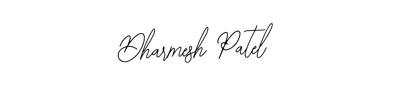 The best way (Bearetta-2O07w) to make a short signature is to pick only two or three words in your name. The name Dharmesh Patel include a total of six letters. For converting this name. Dharmesh Patel signature style 12 images and pictures png