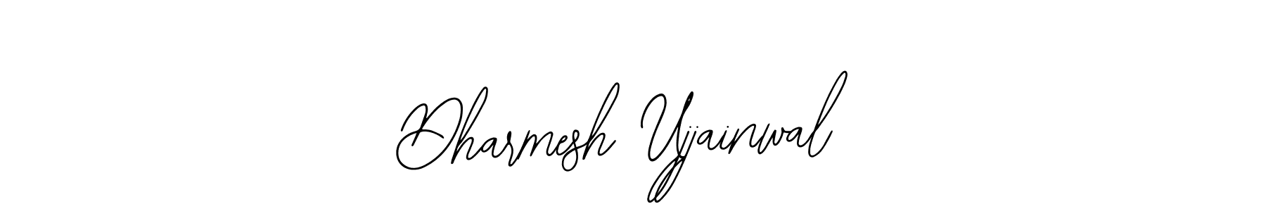 Use a signature maker to create a handwritten signature online. With this signature software, you can design (Bearetta-2O07w) your own signature for name Dharmesh Ujjainwal. Dharmesh Ujjainwal signature style 12 images and pictures png