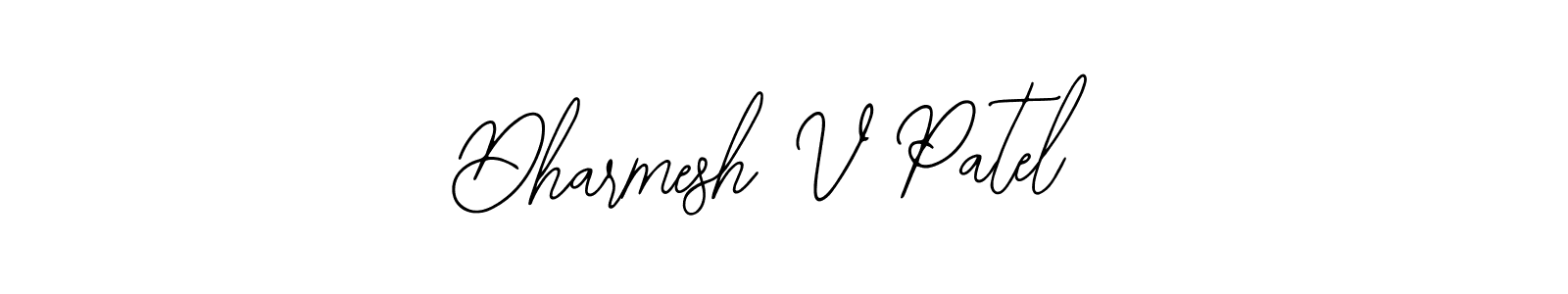 Design your own signature with our free online signature maker. With this signature software, you can create a handwritten (Bearetta-2O07w) signature for name Dharmesh V Patel. Dharmesh V Patel signature style 12 images and pictures png