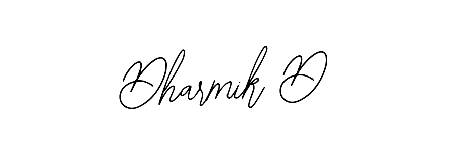 You should practise on your own different ways (Bearetta-2O07w) to write your name (Dharmik D) in signature. don't let someone else do it for you. Dharmik D signature style 12 images and pictures png