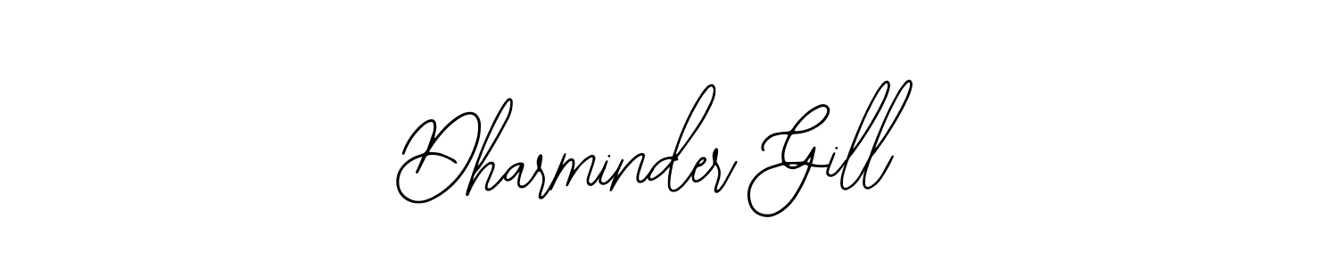 Make a beautiful signature design for name Dharminder Gill. Use this online signature maker to create a handwritten signature for free. Dharminder Gill signature style 12 images and pictures png