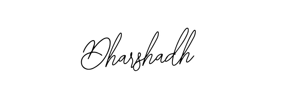 This is the best signature style for the Dharshadh name. Also you like these signature font (Bearetta-2O07w). Mix name signature. Dharshadh signature style 12 images and pictures png