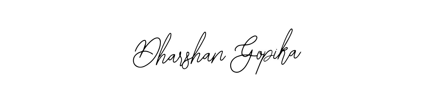 Make a beautiful signature design for name Dharshan Gopika. With this signature (Bearetta-2O07w) style, you can create a handwritten signature for free. Dharshan Gopika signature style 12 images and pictures png