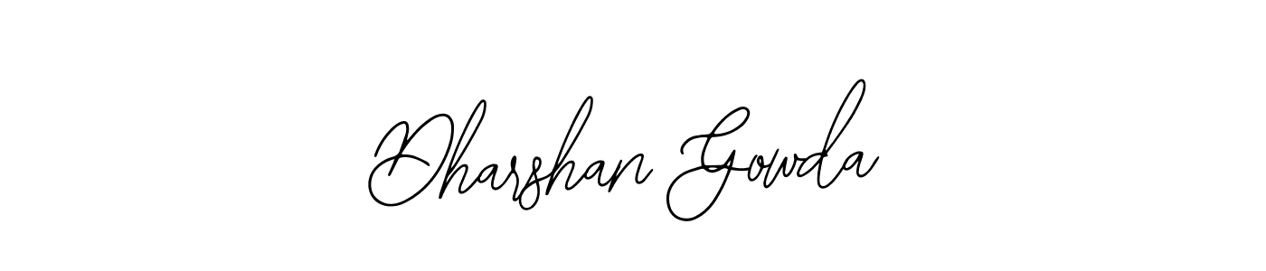 Design your own signature with our free online signature maker. With this signature software, you can create a handwritten (Bearetta-2O07w) signature for name Dharshan Gowda. Dharshan Gowda signature style 12 images and pictures png