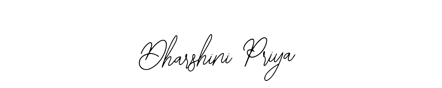 Also You can easily find your signature by using the search form. We will create Dharshini Priya name handwritten signature images for you free of cost using Bearetta-2O07w sign style. Dharshini Priya signature style 12 images and pictures png
