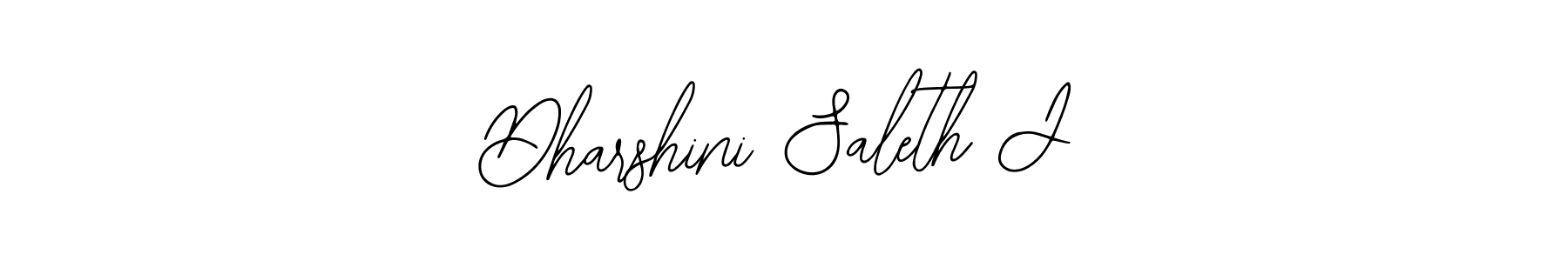 You should practise on your own different ways (Bearetta-2O07w) to write your name (Dharshini Saleth J) in signature. don't let someone else do it for you. Dharshini Saleth J signature style 12 images and pictures png
