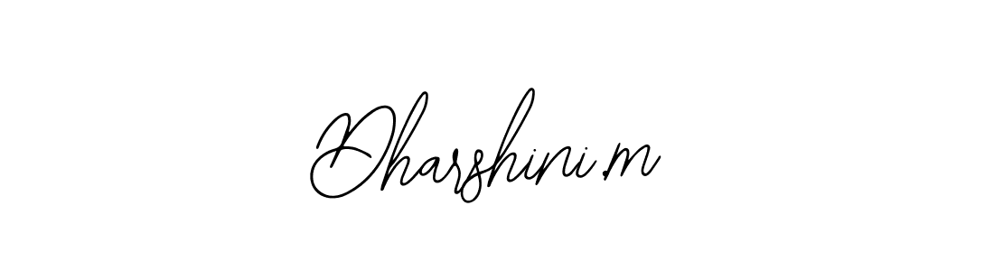 Also You can easily find your signature by using the search form. We will create Dharshini.m name handwritten signature images for you free of cost using Bearetta-2O07w sign style. Dharshini.m signature style 12 images and pictures png