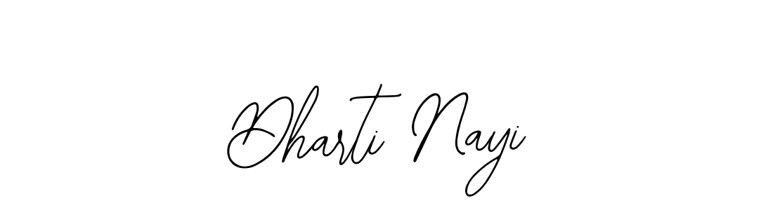 Similarly Bearetta-2O07w is the best handwritten signature design. Signature creator online .You can use it as an online autograph creator for name Dharti Nayi. Dharti Nayi signature style 12 images and pictures png