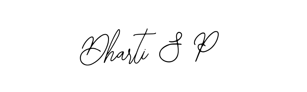 Also You can easily find your signature by using the search form. We will create Dharti S P name handwritten signature images for you free of cost using Bearetta-2O07w sign style. Dharti S P signature style 12 images and pictures png