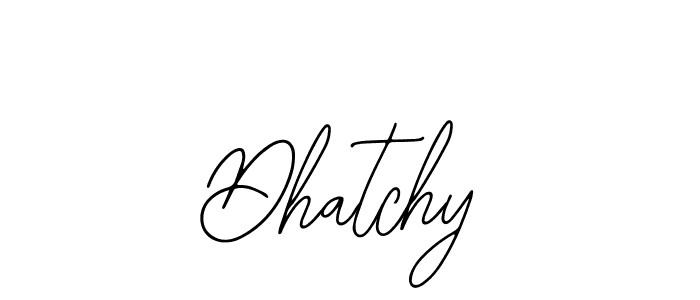 if you are searching for the best signature style for your name Dhatchy. so please give up your signature search. here we have designed multiple signature styles  using Bearetta-2O07w. Dhatchy signature style 12 images and pictures png