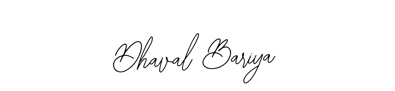 if you are searching for the best signature style for your name Dhaval Bariya. so please give up your signature search. here we have designed multiple signature styles  using Bearetta-2O07w. Dhaval Bariya signature style 12 images and pictures png