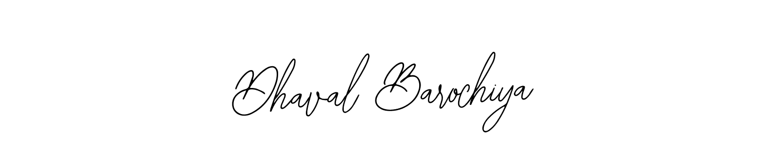 The best way (Bearetta-2O07w) to make a short signature is to pick only two or three words in your name. The name Dhaval Barochiya include a total of six letters. For converting this name. Dhaval Barochiya signature style 12 images and pictures png