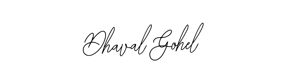 How to Draw Dhaval Gohel signature style? Bearetta-2O07w is a latest design signature styles for name Dhaval Gohel. Dhaval Gohel signature style 12 images and pictures png