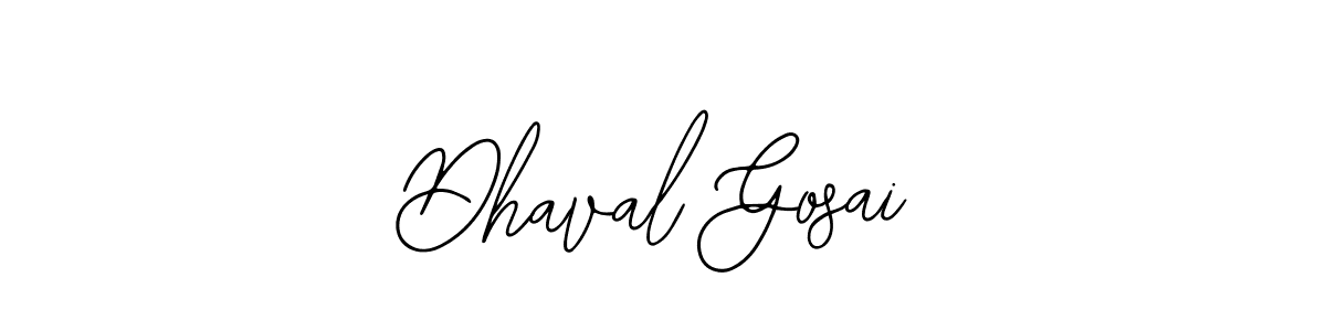 Design your own signature with our free online signature maker. With this signature software, you can create a handwritten (Bearetta-2O07w) signature for name Dhaval Gosai. Dhaval Gosai signature style 12 images and pictures png