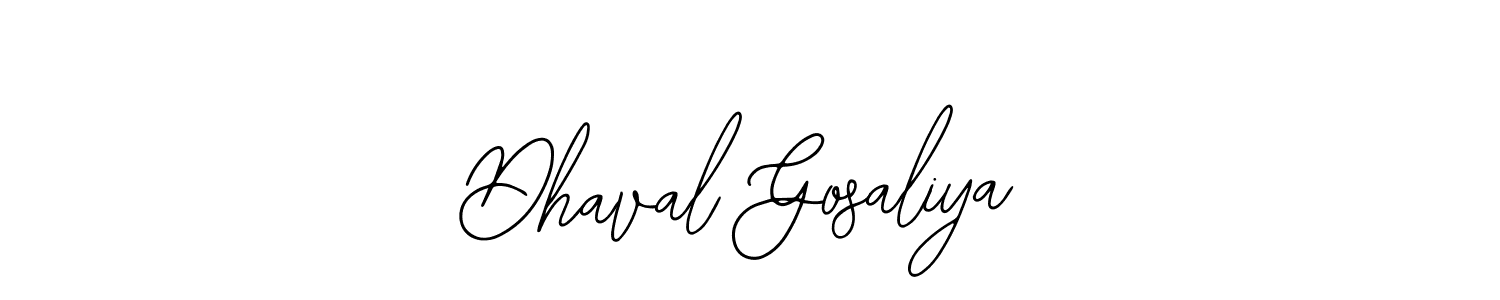 Similarly Bearetta-2O07w is the best handwritten signature design. Signature creator online .You can use it as an online autograph creator for name Dhaval Gosaliya. Dhaval Gosaliya signature style 12 images and pictures png