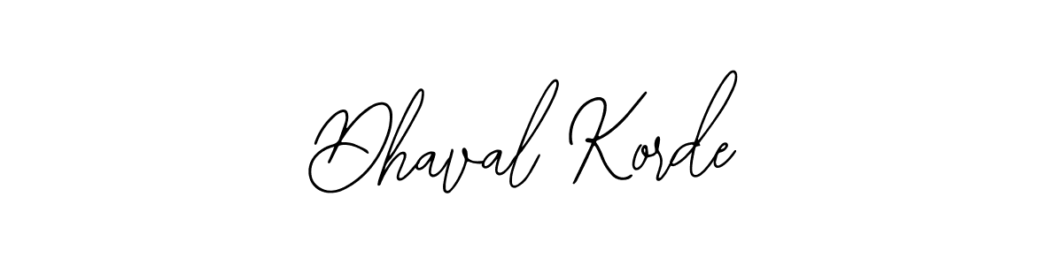 Create a beautiful signature design for name Dhaval Korde. With this signature (Bearetta-2O07w) fonts, you can make a handwritten signature for free. Dhaval Korde signature style 12 images and pictures png