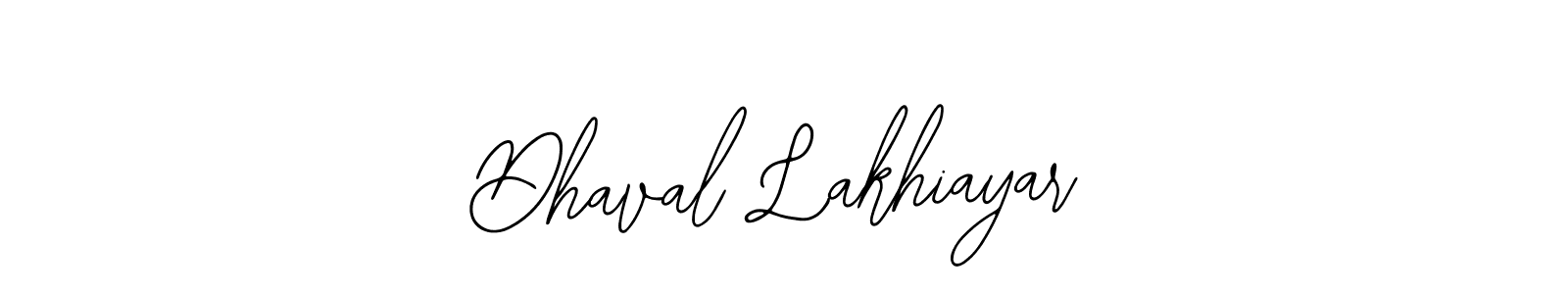 if you are searching for the best signature style for your name Dhaval Lakhiayar. so please give up your signature search. here we have designed multiple signature styles  using Bearetta-2O07w. Dhaval Lakhiayar signature style 12 images and pictures png