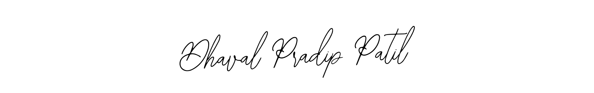 How to make Dhaval Pradip Patil name signature. Use Bearetta-2O07w style for creating short signs online. This is the latest handwritten sign. Dhaval Pradip Patil signature style 12 images and pictures png