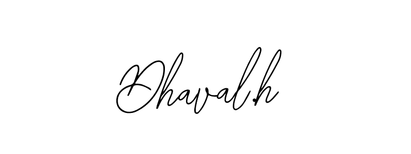 How to Draw Dhaval.h signature style? Bearetta-2O07w is a latest design signature styles for name Dhaval.h. Dhaval.h signature style 12 images and pictures png