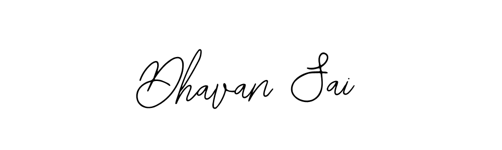 You should practise on your own different ways (Bearetta-2O07w) to write your name (Dhavan Sai) in signature. don't let someone else do it for you. Dhavan Sai signature style 12 images and pictures png