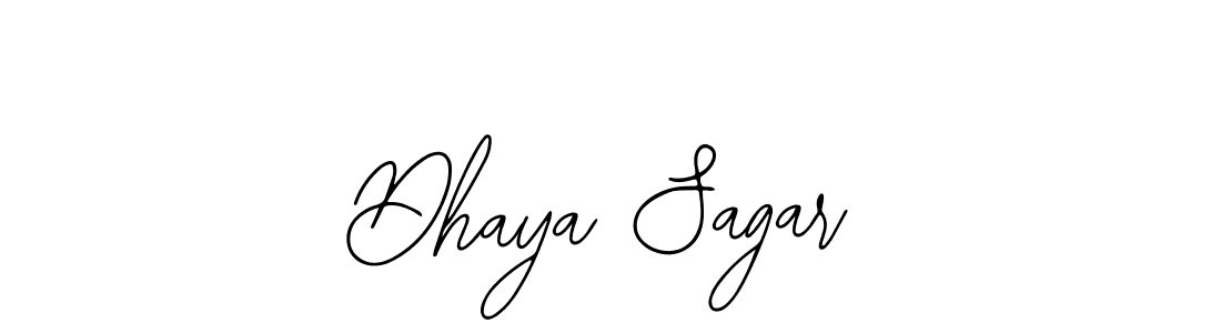 Use a signature maker to create a handwritten signature online. With this signature software, you can design (Bearetta-2O07w) your own signature for name Dhaya Sagar. Dhaya Sagar signature style 12 images and pictures png