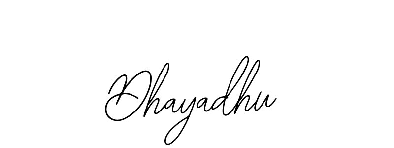 Create a beautiful signature design for name Dhayadhu. With this signature (Bearetta-2O07w) fonts, you can make a handwritten signature for free. Dhayadhu signature style 12 images and pictures png