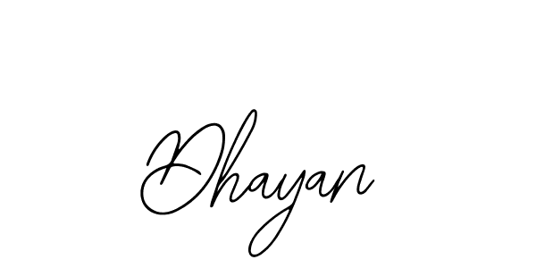Also You can easily find your signature by using the search form. We will create Dhayan name handwritten signature images for you free of cost using Bearetta-2O07w sign style. Dhayan signature style 12 images and pictures png