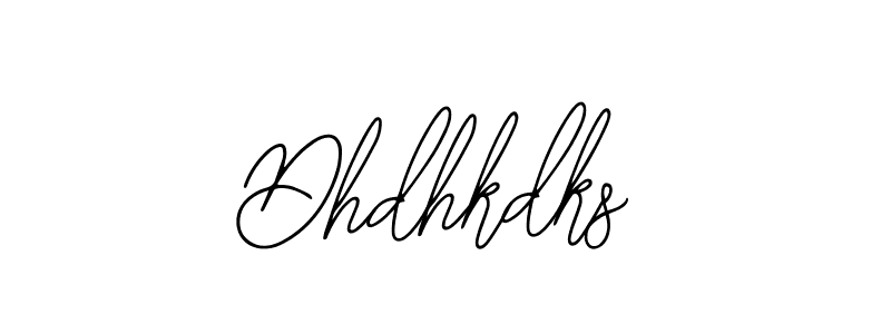 How to make Dhdhkdks name signature. Use Bearetta-2O07w style for creating short signs online. This is the latest handwritten sign. Dhdhkdks signature style 12 images and pictures png