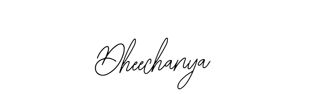 The best way (Bearetta-2O07w) to make a short signature is to pick only two or three words in your name. The name Dheechanya include a total of six letters. For converting this name. Dheechanya signature style 12 images and pictures png