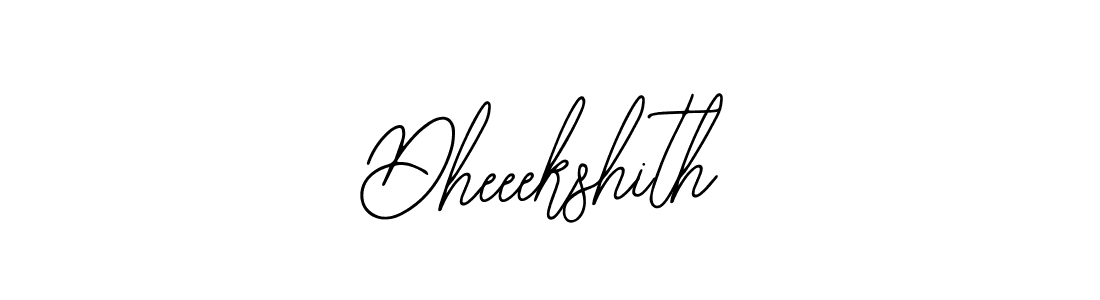 The best way (Bearetta-2O07w) to make a short signature is to pick only two or three words in your name. The name Dheeekshith include a total of six letters. For converting this name. Dheeekshith signature style 12 images and pictures png