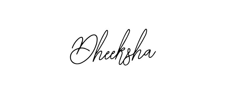 How to Draw Dheeksha signature style? Bearetta-2O07w is a latest design signature styles for name Dheeksha. Dheeksha signature style 12 images and pictures png