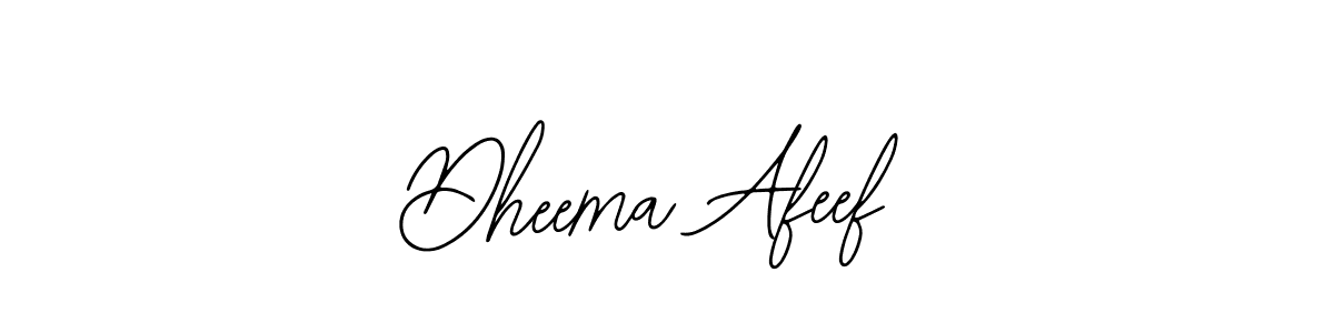 Make a beautiful signature design for name Dheema Afeef. With this signature (Bearetta-2O07w) style, you can create a handwritten signature for free. Dheema Afeef signature style 12 images and pictures png