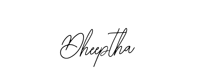 Dheeptha stylish signature style. Best Handwritten Sign (Bearetta-2O07w) for my name. Handwritten Signature Collection Ideas for my name Dheeptha. Dheeptha signature style 12 images and pictures png