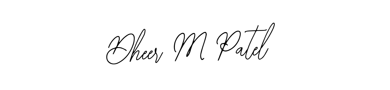 The best way (Bearetta-2O07w) to make a short signature is to pick only two or three words in your name. The name Dheer M Patel include a total of six letters. For converting this name. Dheer M Patel signature style 12 images and pictures png