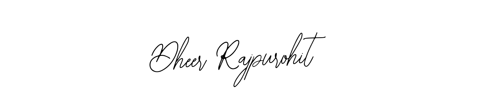 Create a beautiful signature design for name Dheer Rajpurohit. With this signature (Bearetta-2O07w) fonts, you can make a handwritten signature for free. Dheer Rajpurohit signature style 12 images and pictures png