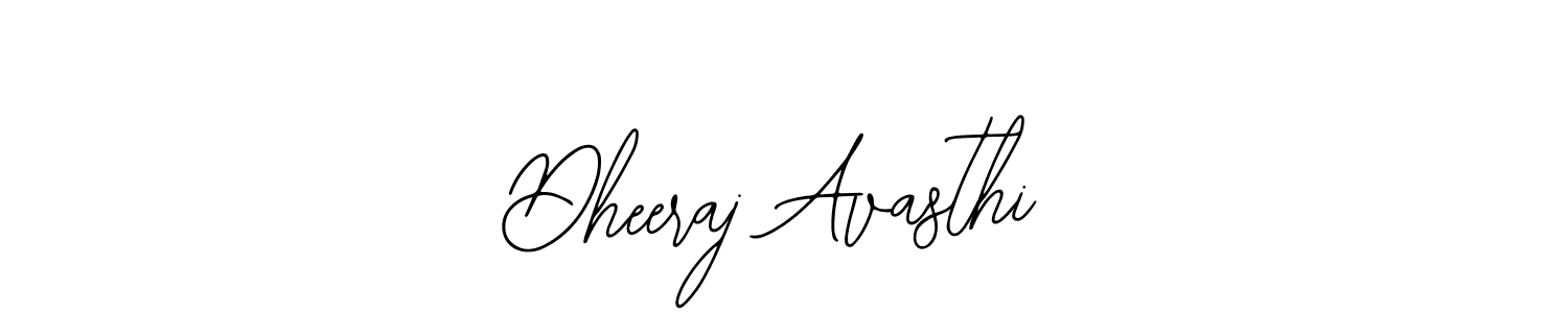 Bearetta-2O07w is a professional signature style that is perfect for those who want to add a touch of class to their signature. It is also a great choice for those who want to make their signature more unique. Get Dheeraj Avasthi name to fancy signature for free. Dheeraj Avasthi signature style 12 images and pictures png