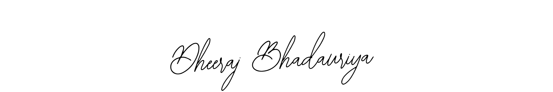 Make a beautiful signature design for name Dheeraj Bhadauriya. Use this online signature maker to create a handwritten signature for free. Dheeraj Bhadauriya signature style 12 images and pictures png