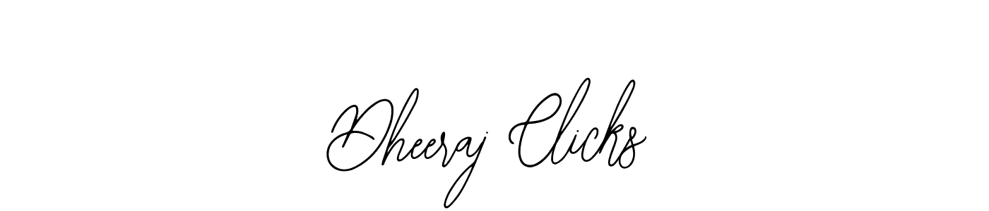 Design your own signature with our free online signature maker. With this signature software, you can create a handwritten (Bearetta-2O07w) signature for name Dheeraj Clicks. Dheeraj Clicks signature style 12 images and pictures png