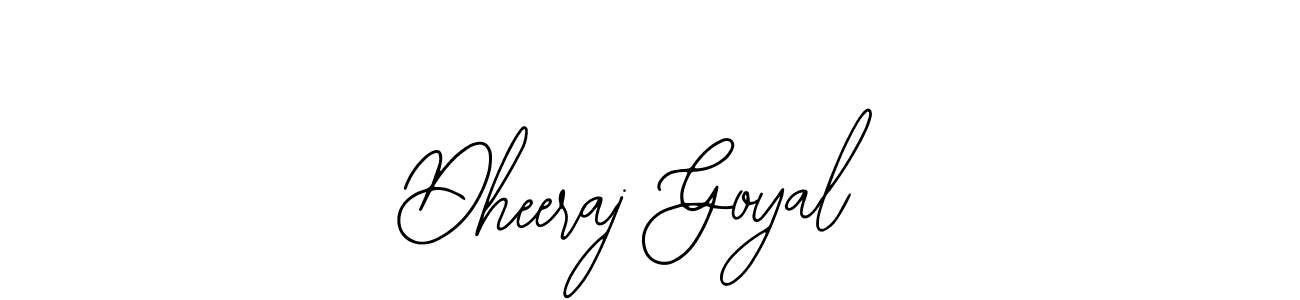 Create a beautiful signature design for name Dheeraj Goyal. With this signature (Bearetta-2O07w) fonts, you can make a handwritten signature for free. Dheeraj Goyal signature style 12 images and pictures png