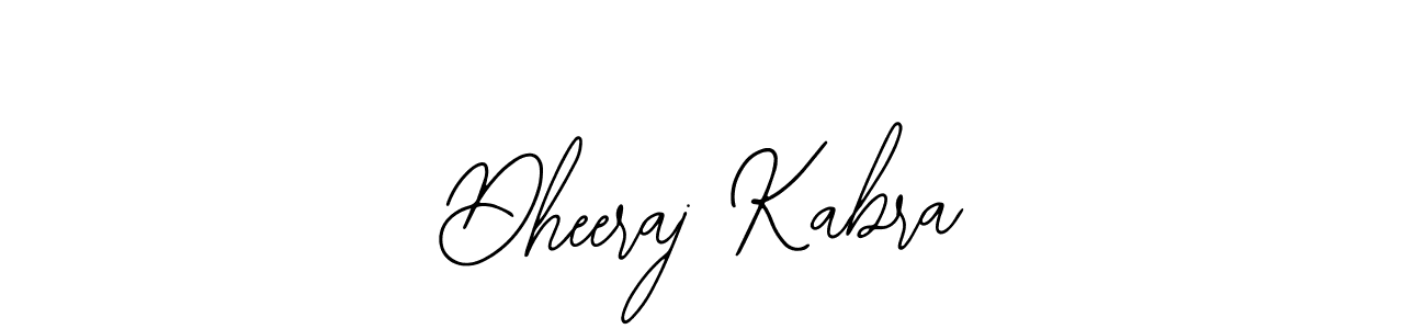 Create a beautiful signature design for name Dheeraj Kabra. With this signature (Bearetta-2O07w) fonts, you can make a handwritten signature for free. Dheeraj Kabra signature style 12 images and pictures png
