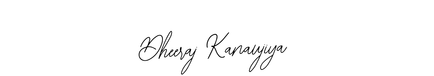 Design your own signature with our free online signature maker. With this signature software, you can create a handwritten (Bearetta-2O07w) signature for name Dheeraj Kanaujiya. Dheeraj Kanaujiya signature style 12 images and pictures png